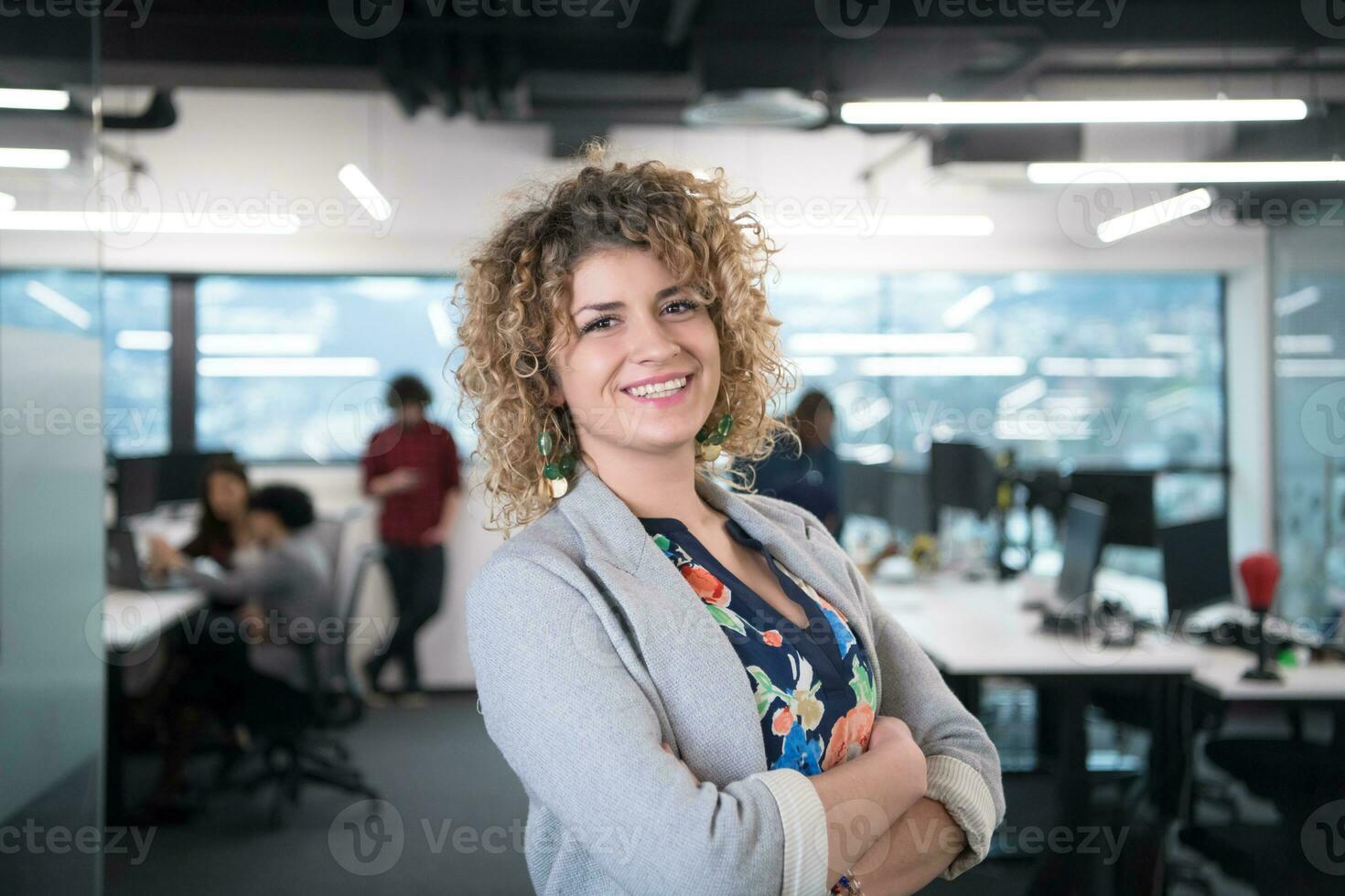 portrait of young female software developer photo