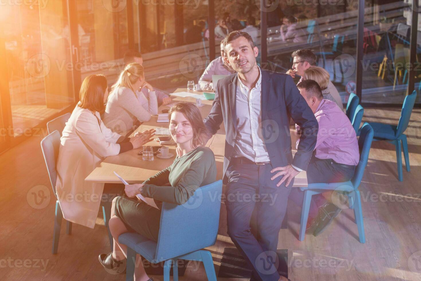Portrait of successful Business couple photo