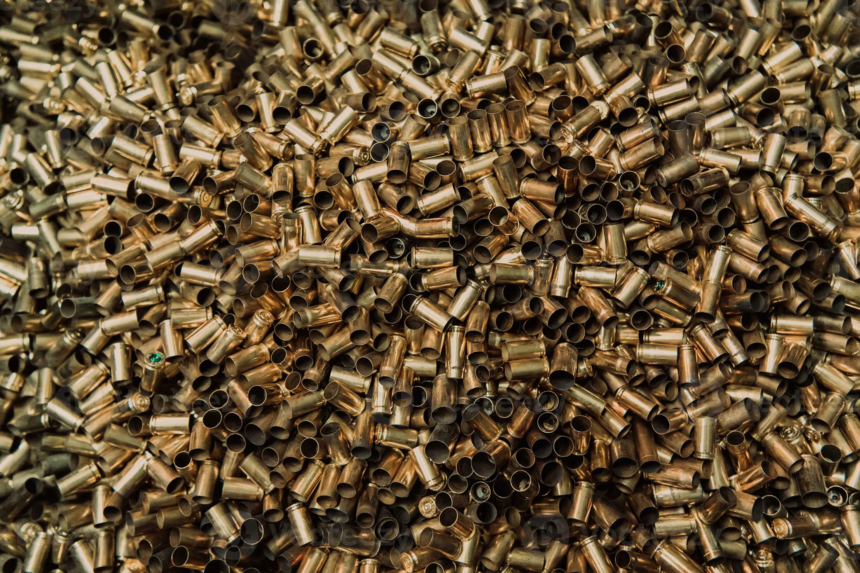 Empty spent ammunition casings in the box 31027546 Stock Photo at Vecteezy