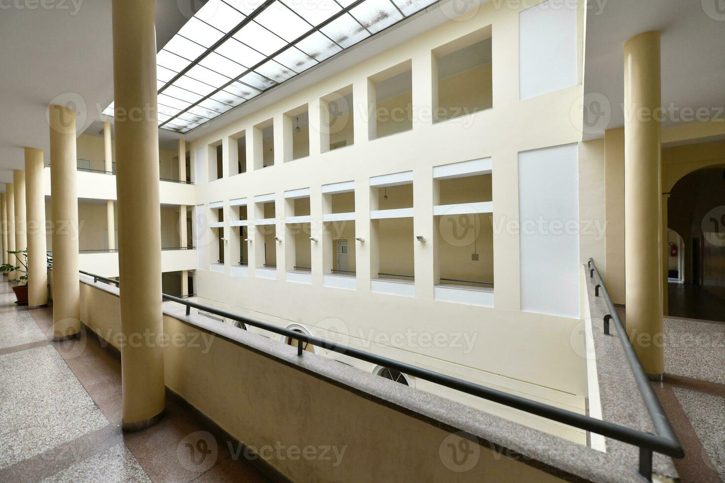 university lobby view photo