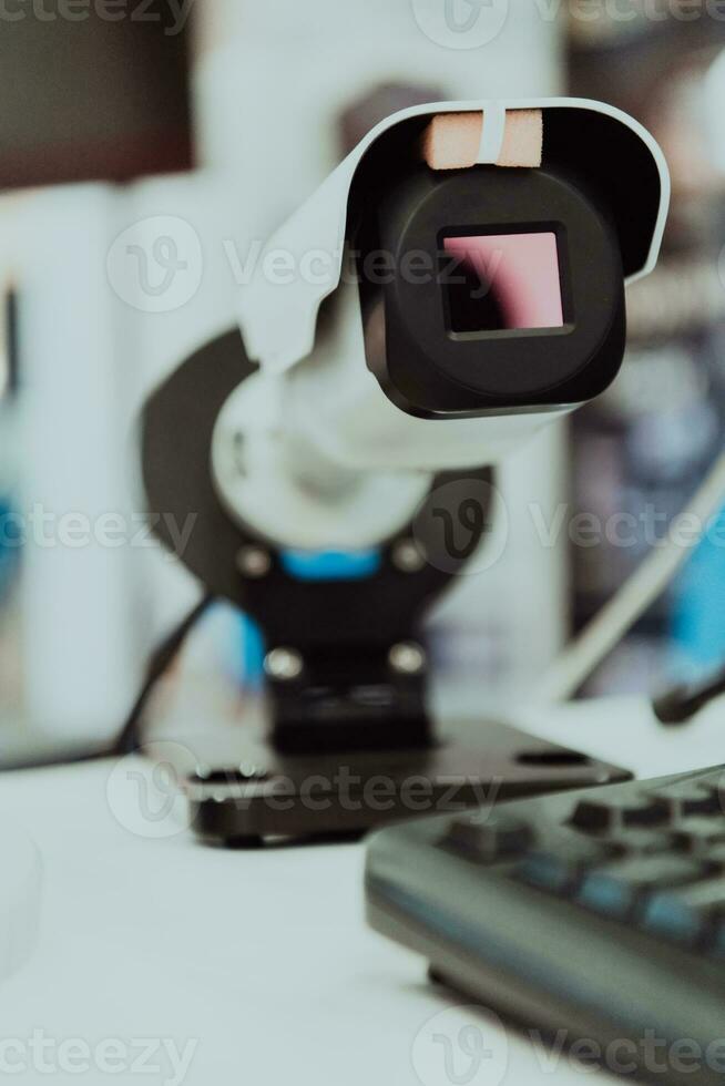 Presentation of new high-quality security cameras photo
