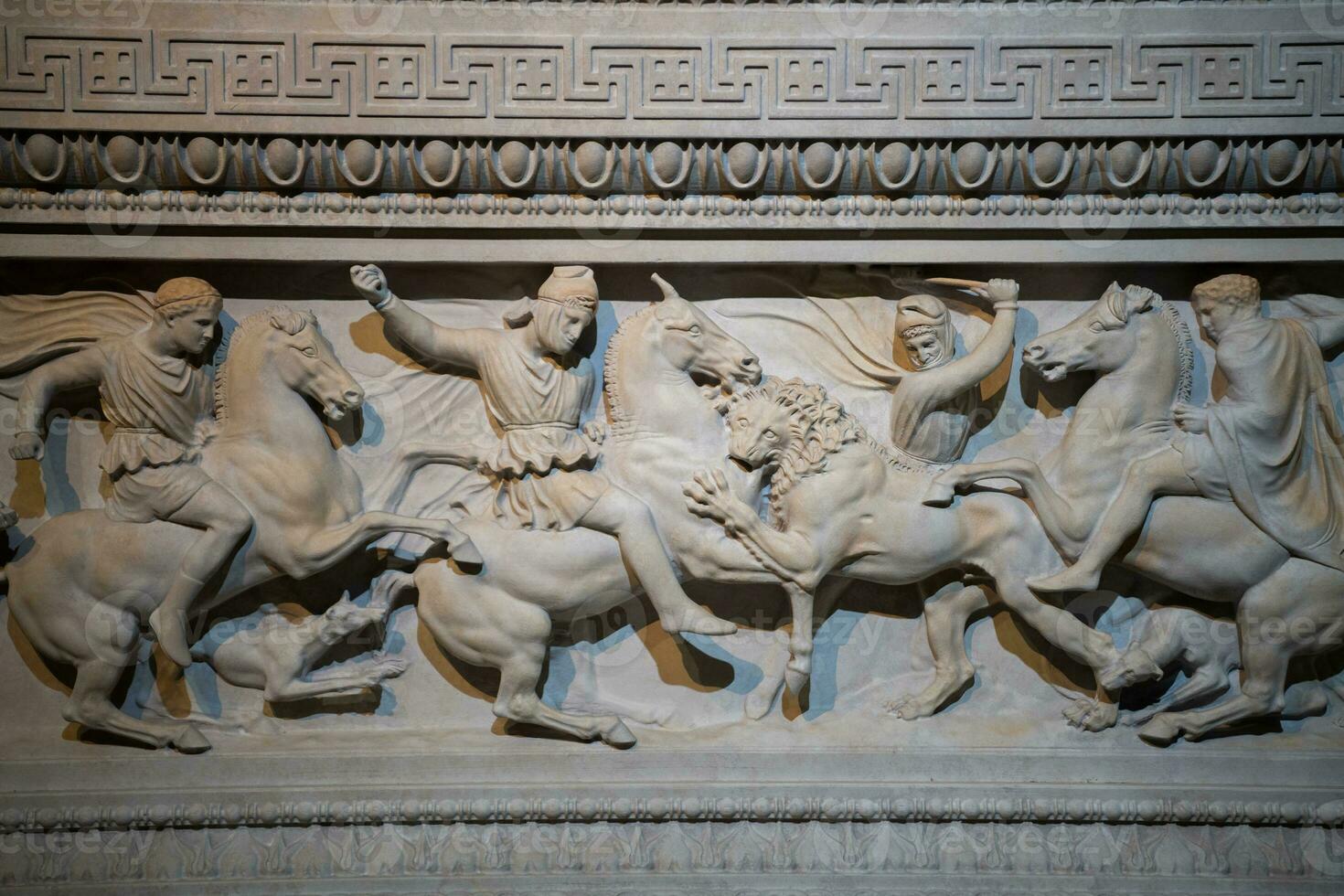Historical monuments of the traditional Macedonian state. Architectural monuments exhibited in the museum in Skoplje. photo