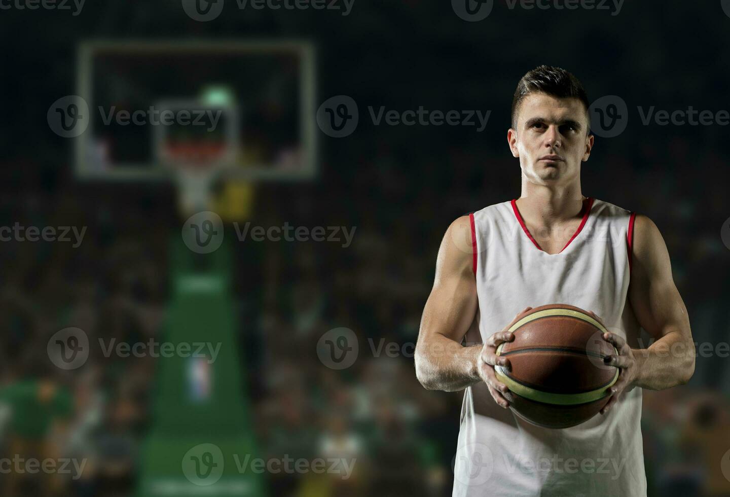 retrato de jugador de baloncesto foto