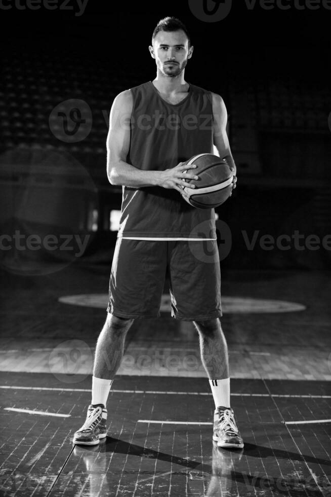 Basketball player portrait photo