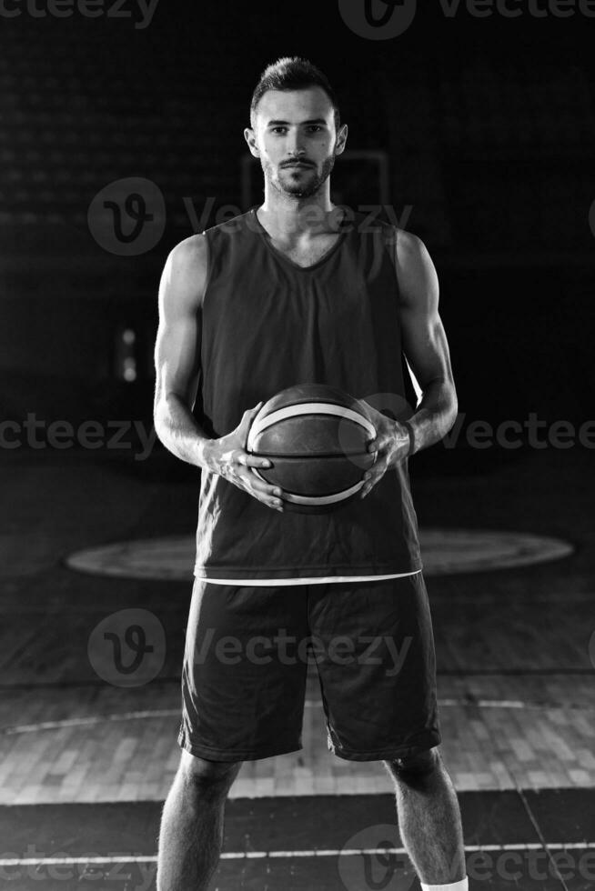 Basketball player portrait photo