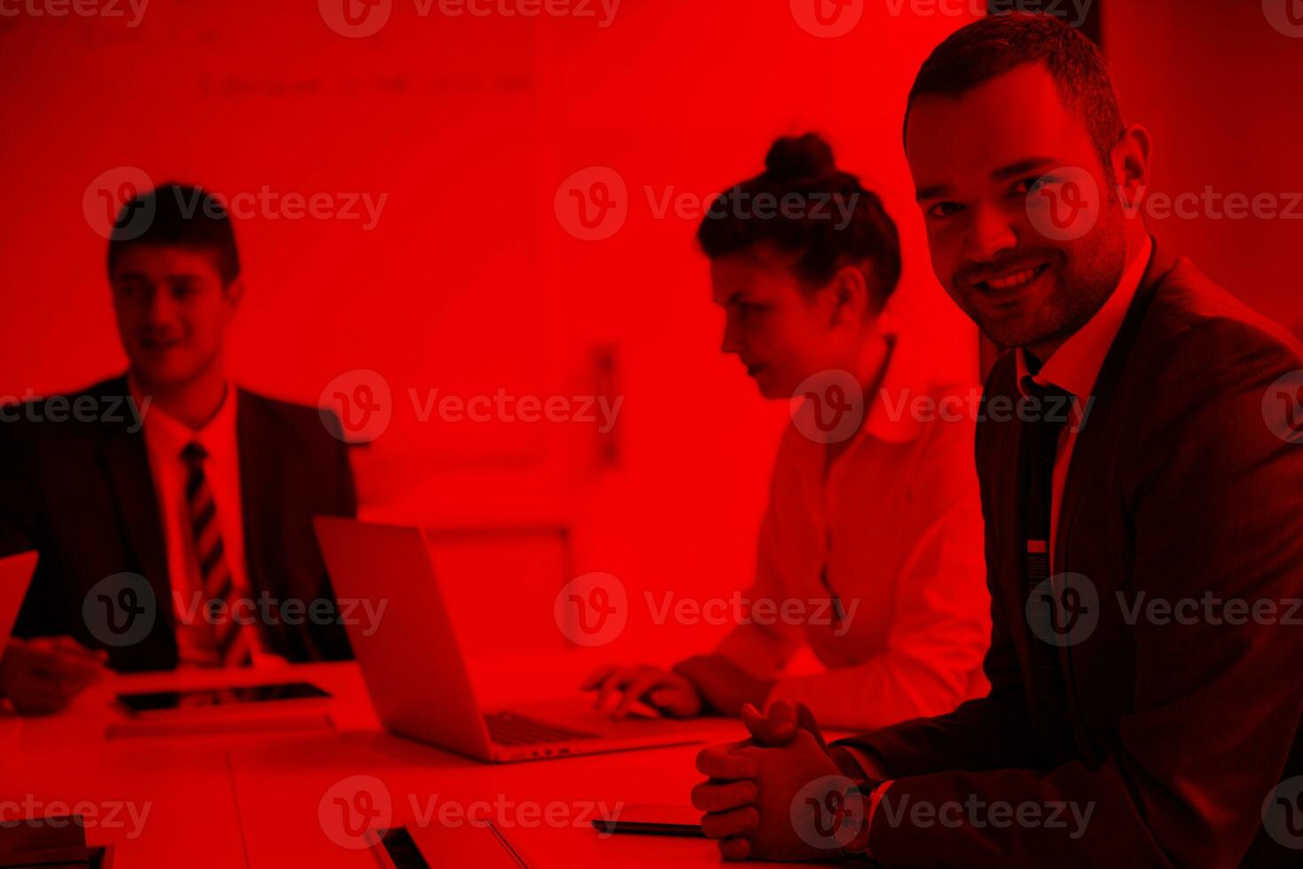 business people group at office photo