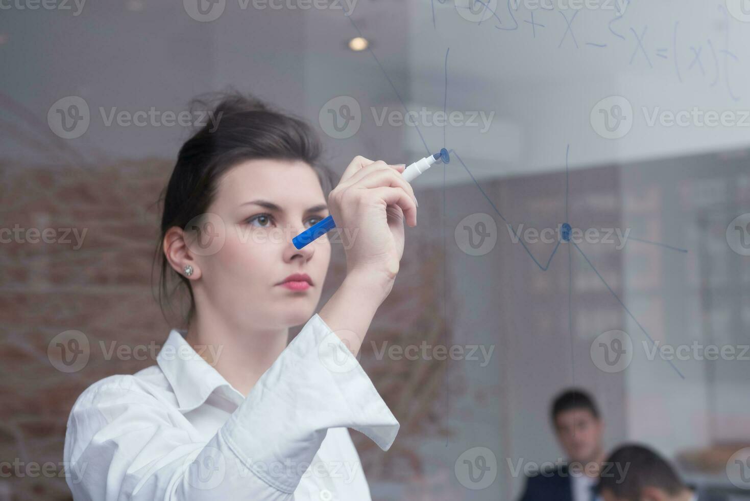 business woman at office photo