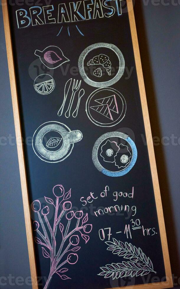 chalkboard drawings view photo