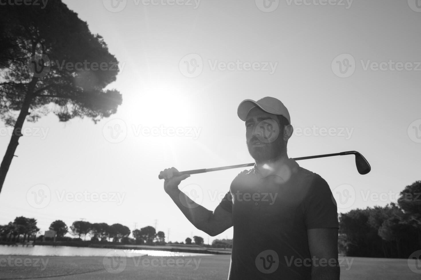 golf player portrait photo