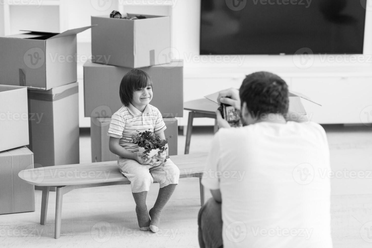 Photoshooting with kid model photo