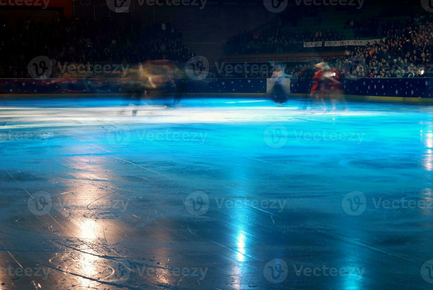 While an ice-skating show photo