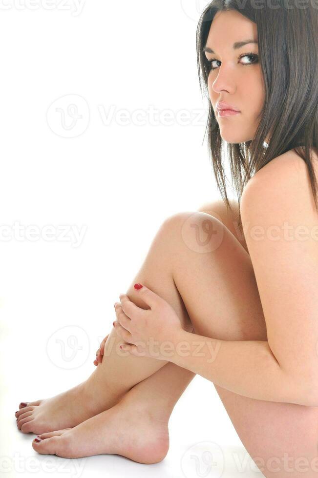 woman isolated one portrait photo