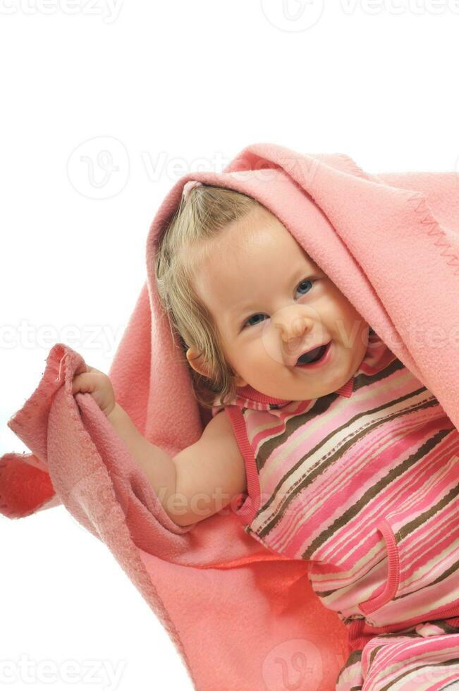 baby blanket isolated photo