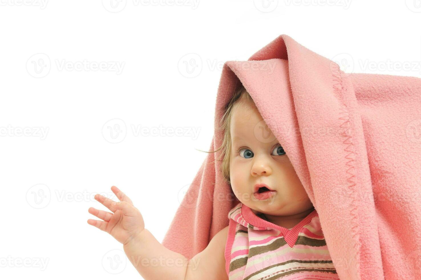 baby blanket isolated photo