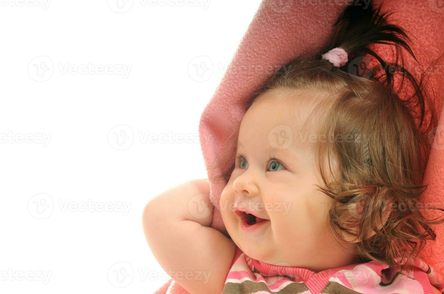 baby blanket isolated photo