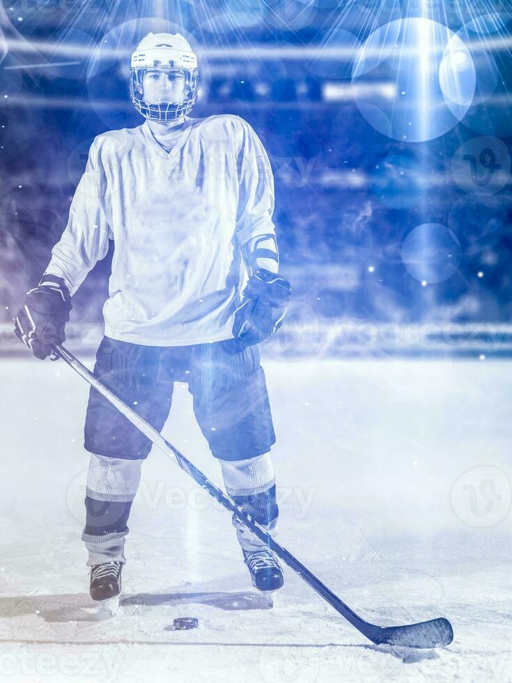 hockey player portrait photo