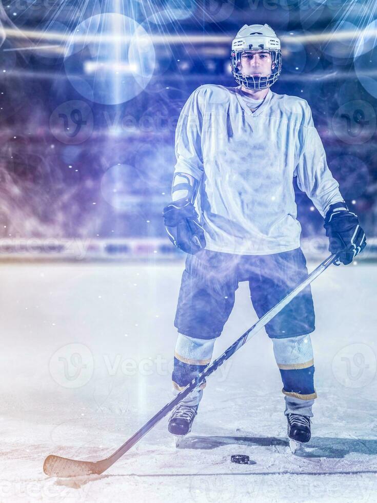 hockey player portrait photo