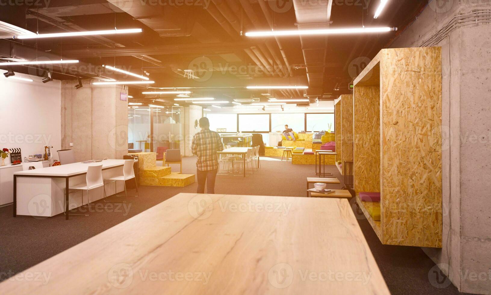 business people enjoying a break in Modern Office photo