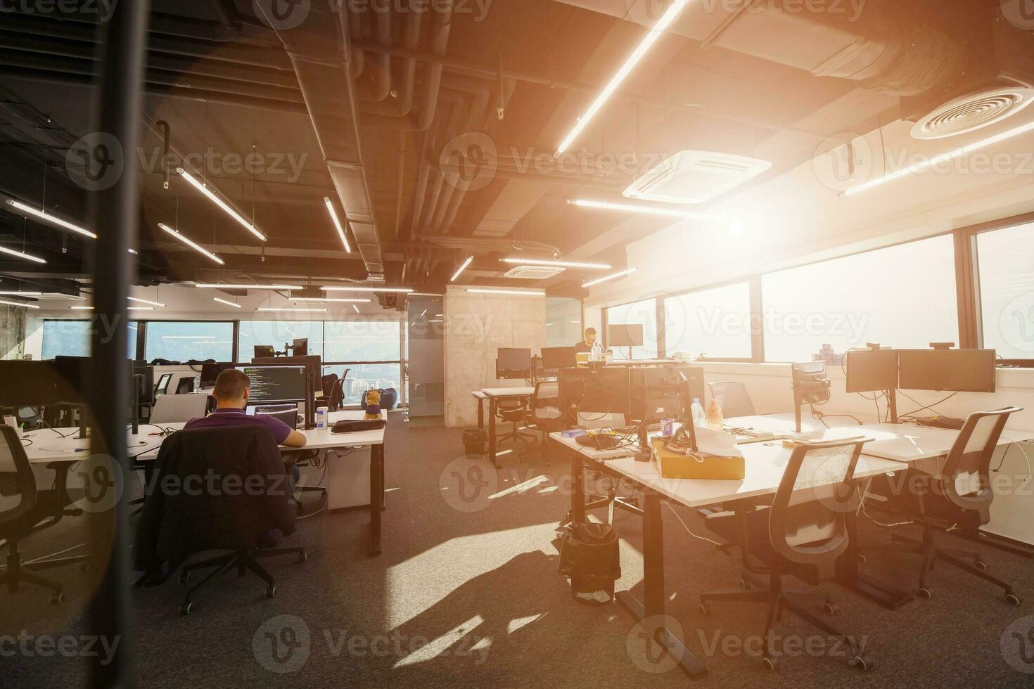software developers working at office photo