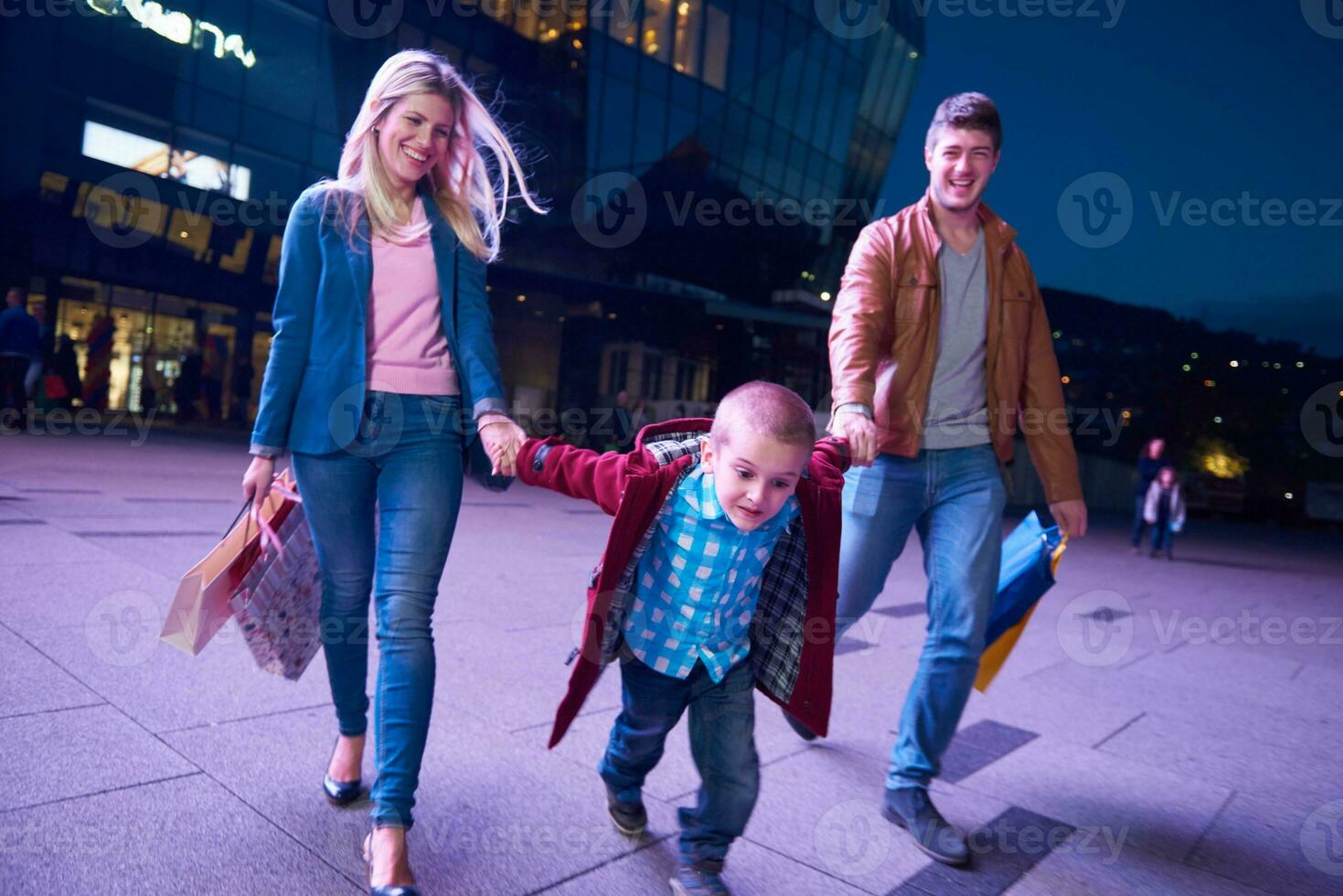 Group Of Friends Enjoying Shopping photo