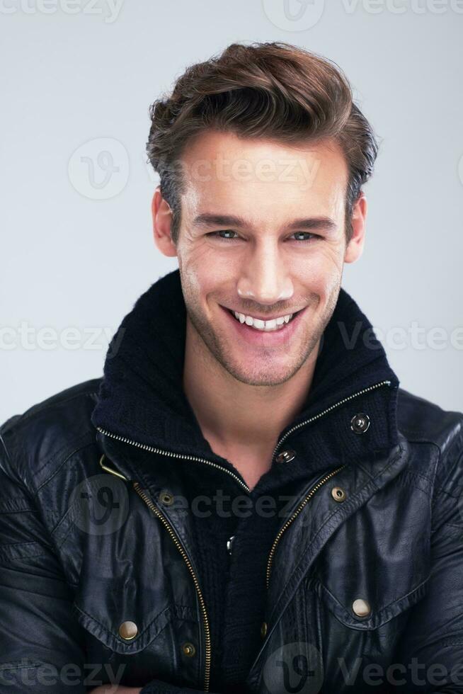 handsome young man portrait photo