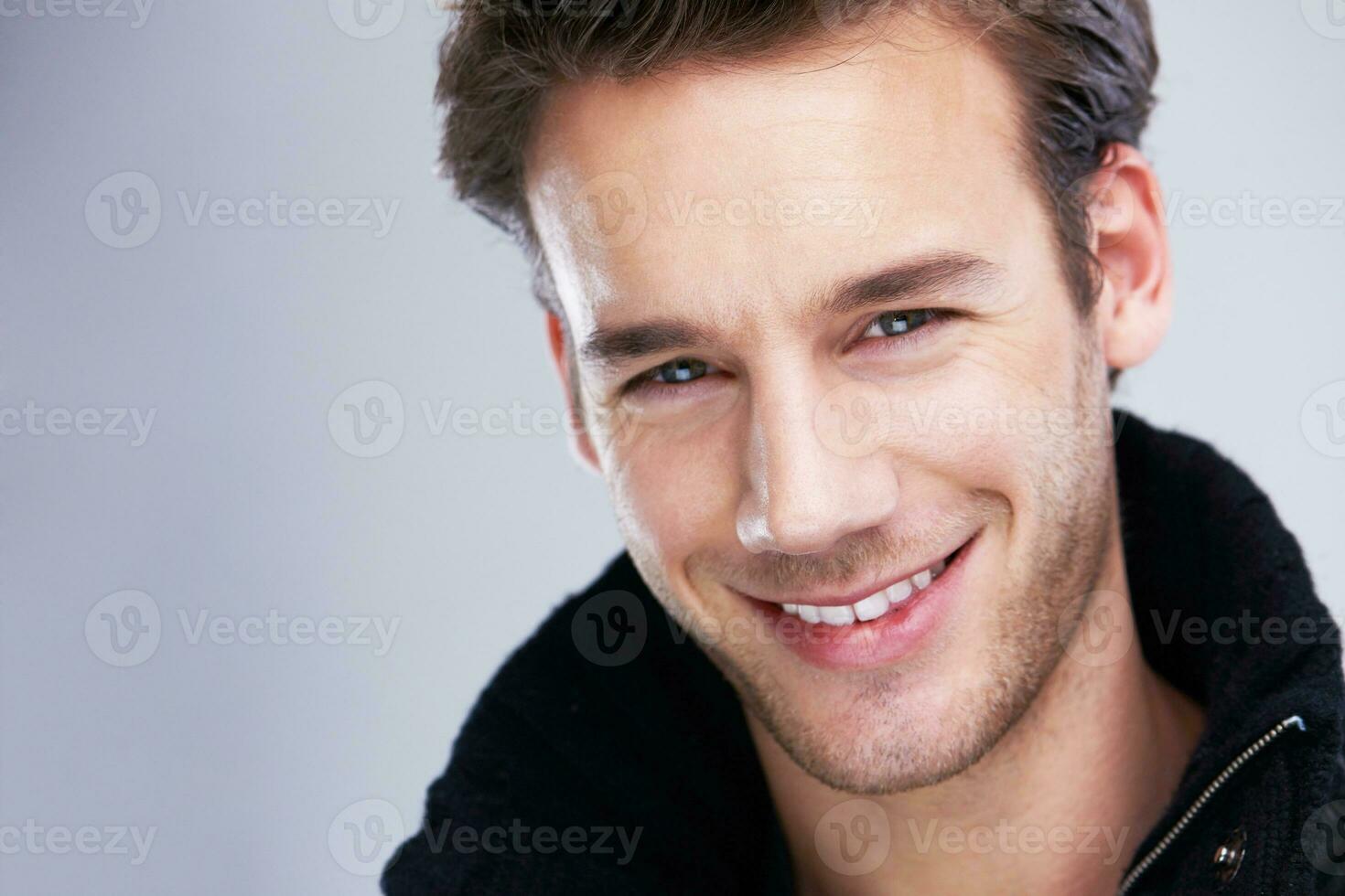 handsome young man portrait photo