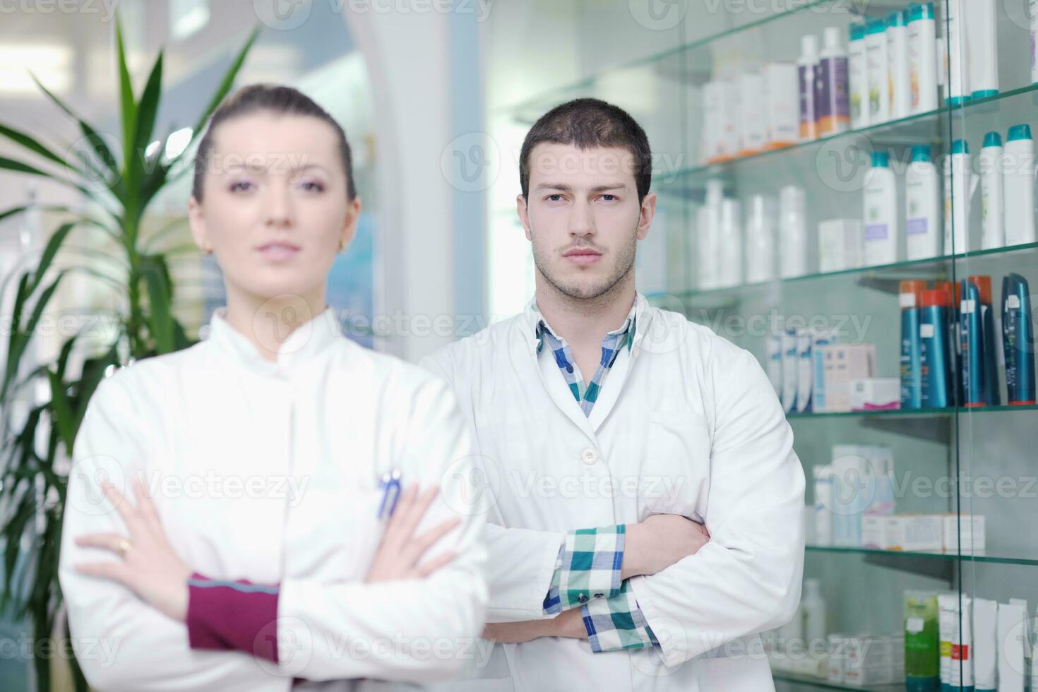 equipo de personas de farmacia farmacia foto