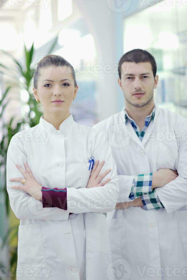 equipo de personas de farmacia farmacia foto