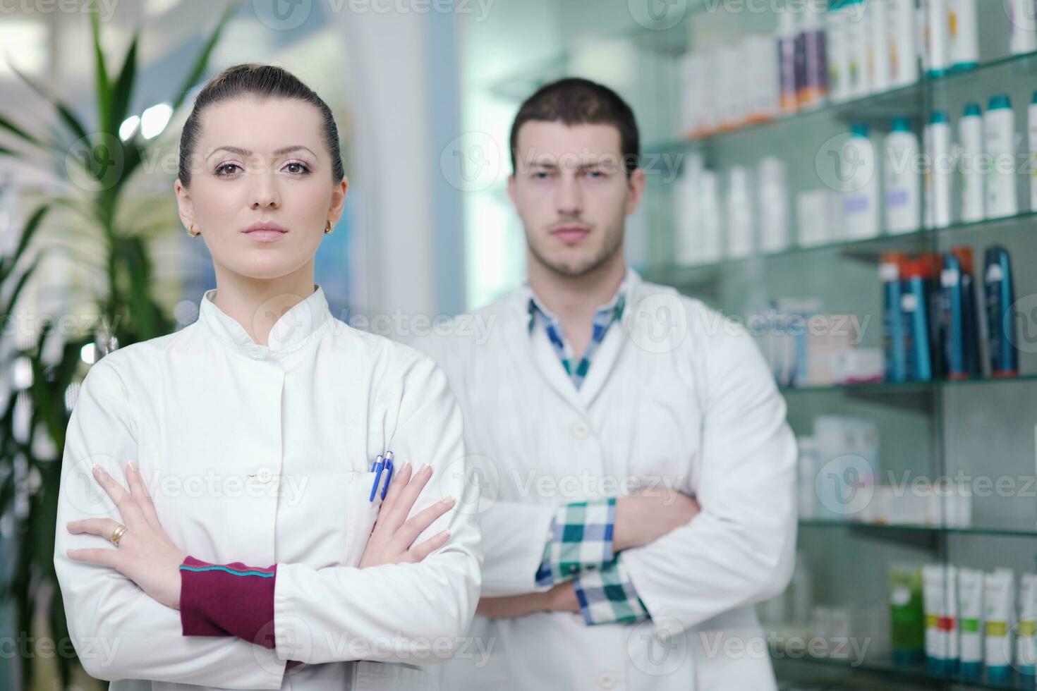 equipo de personas de farmacia farmacia foto