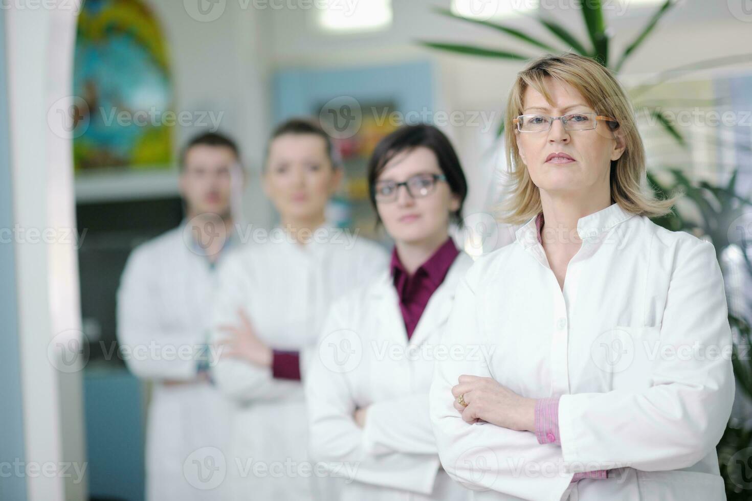 equipo de personas de farmacia farmacia foto