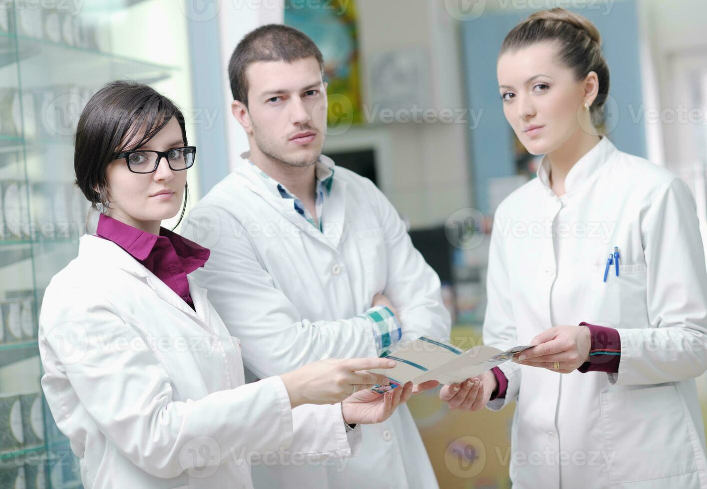 pharmacy drugstore people team photo