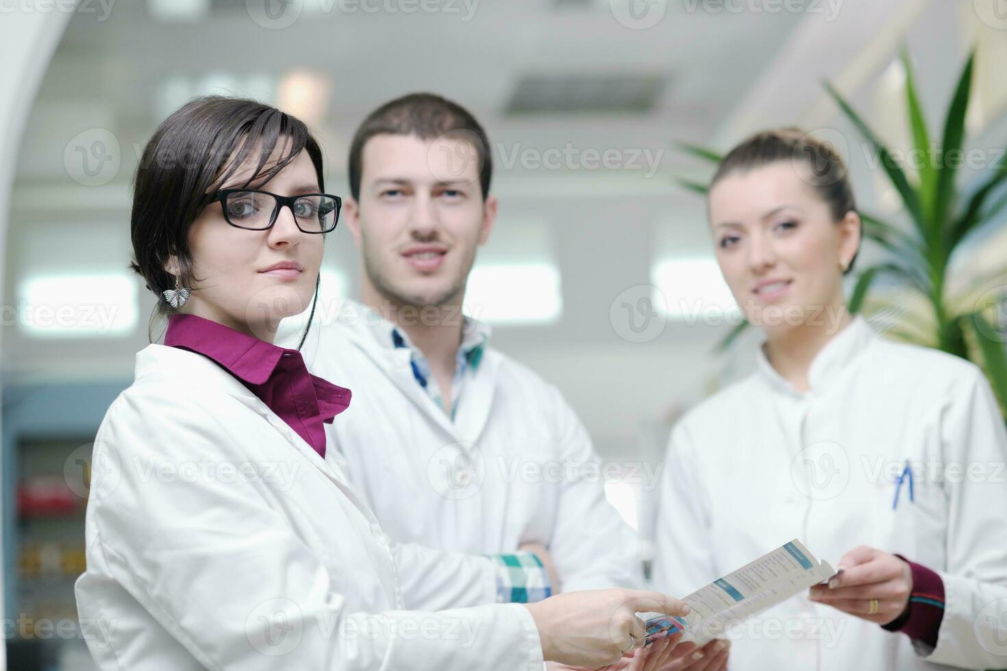 pharmacy drugstore people team photo