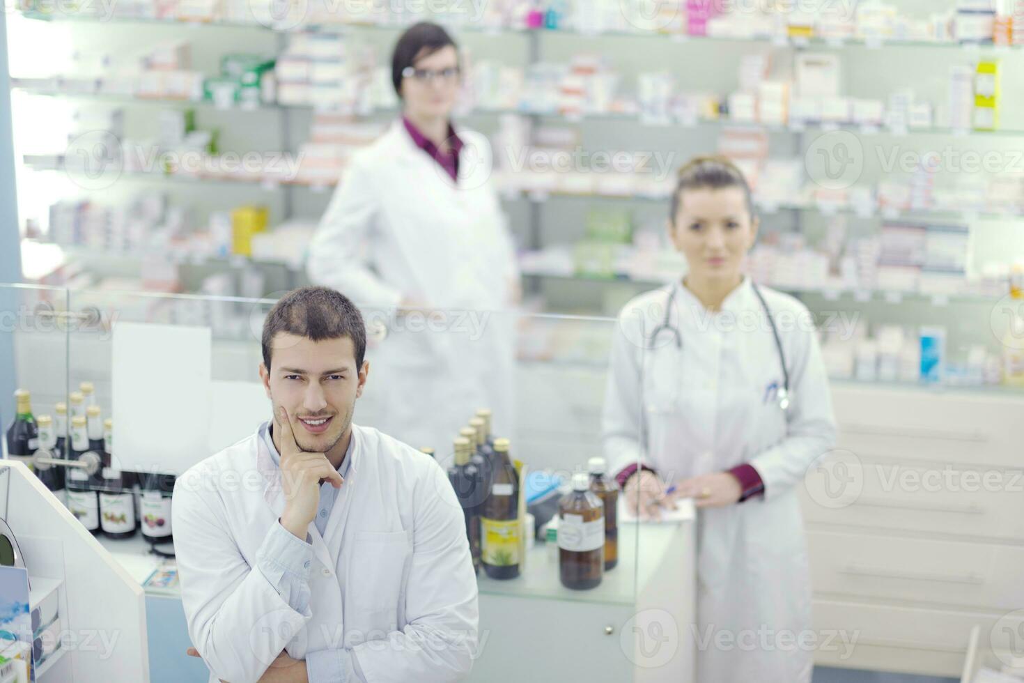 pharmacy drugstore people team photo