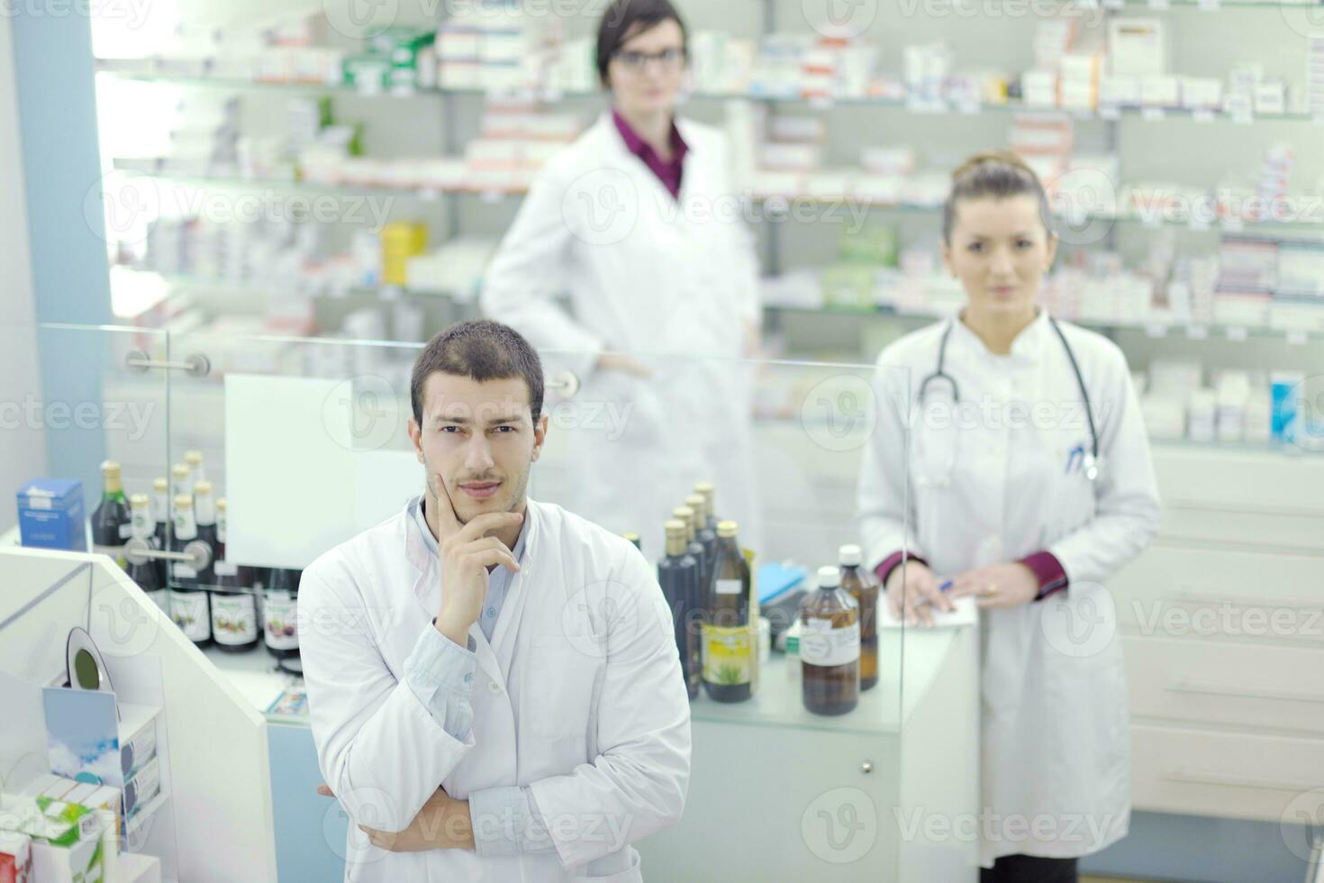 pharmacy drugstore people team photo
