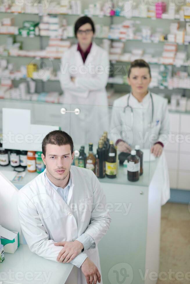 pharmacy drugstore people team photo