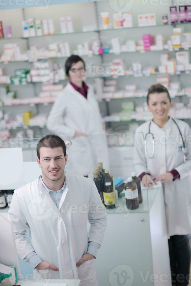 pharmacy drugstore people team photo