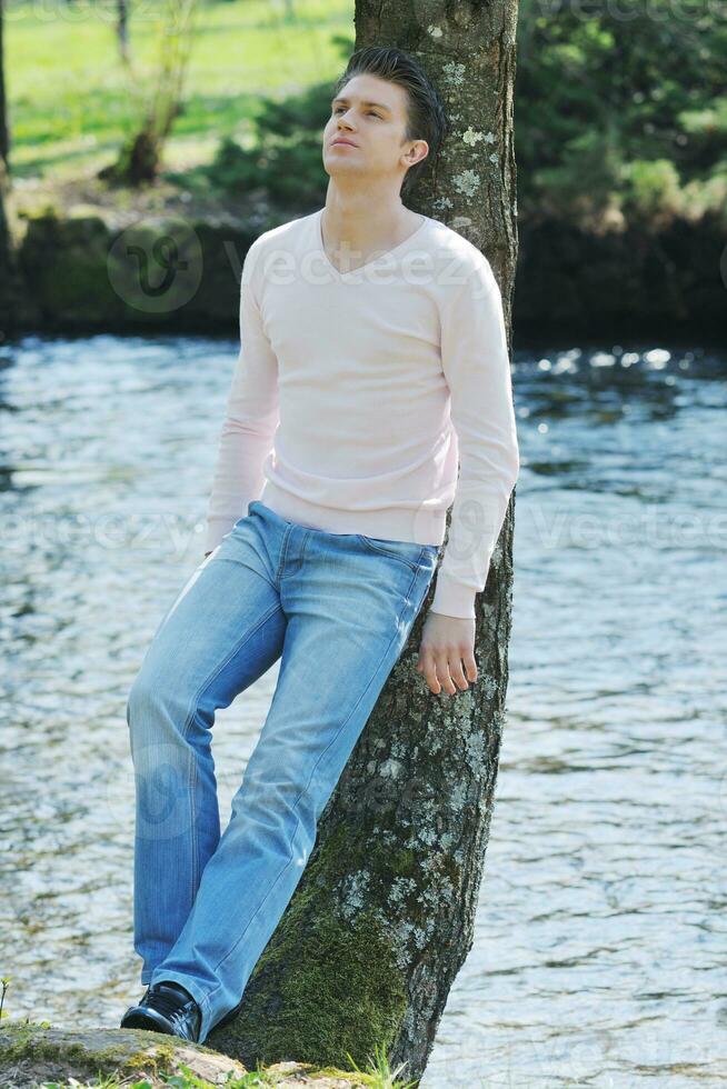 casual young man portrait photo