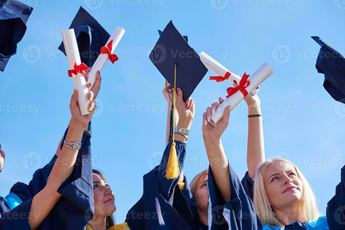 high school graduates students photo