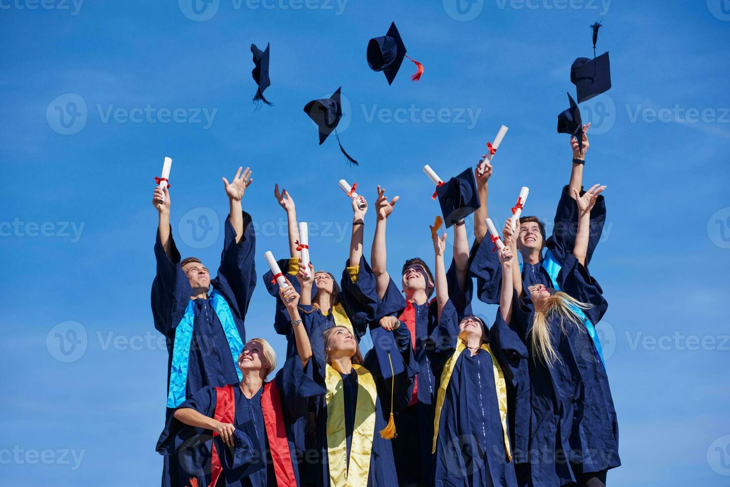 high school graduates students photo