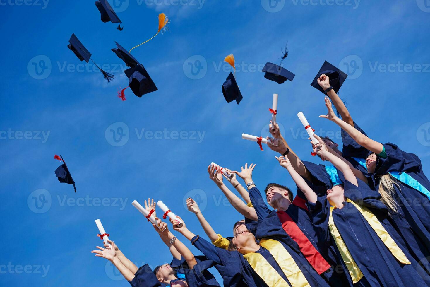 high school graduates students photo