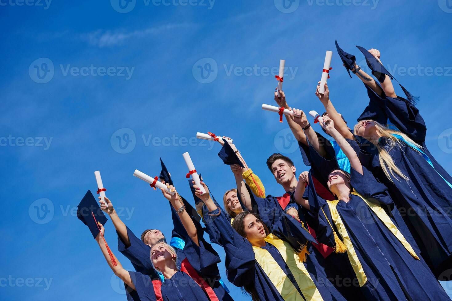 high school graduates students photo