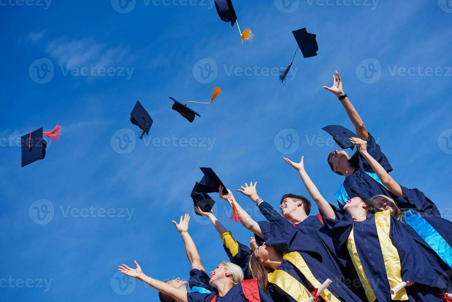 high school graduates students photo