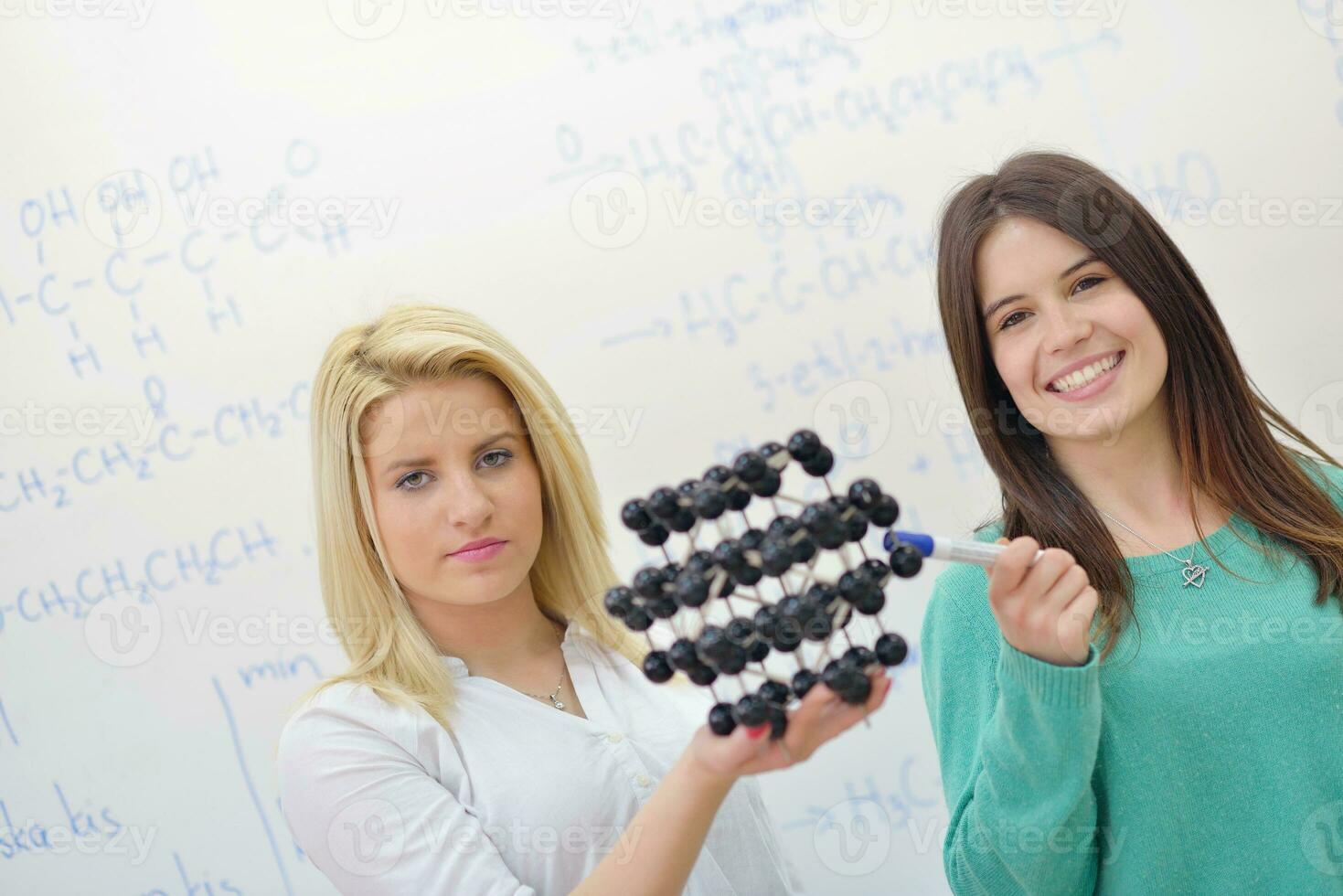 happy teens group in school photo