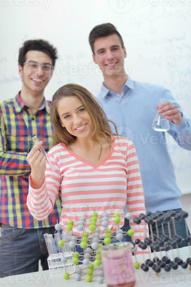 happy teens group in school photo