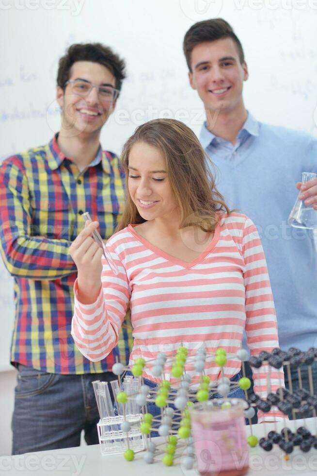 happy teens group in school photo