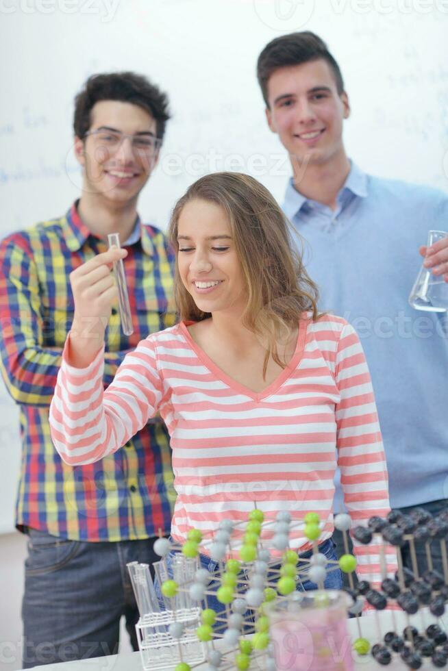 happy teens group in school photo