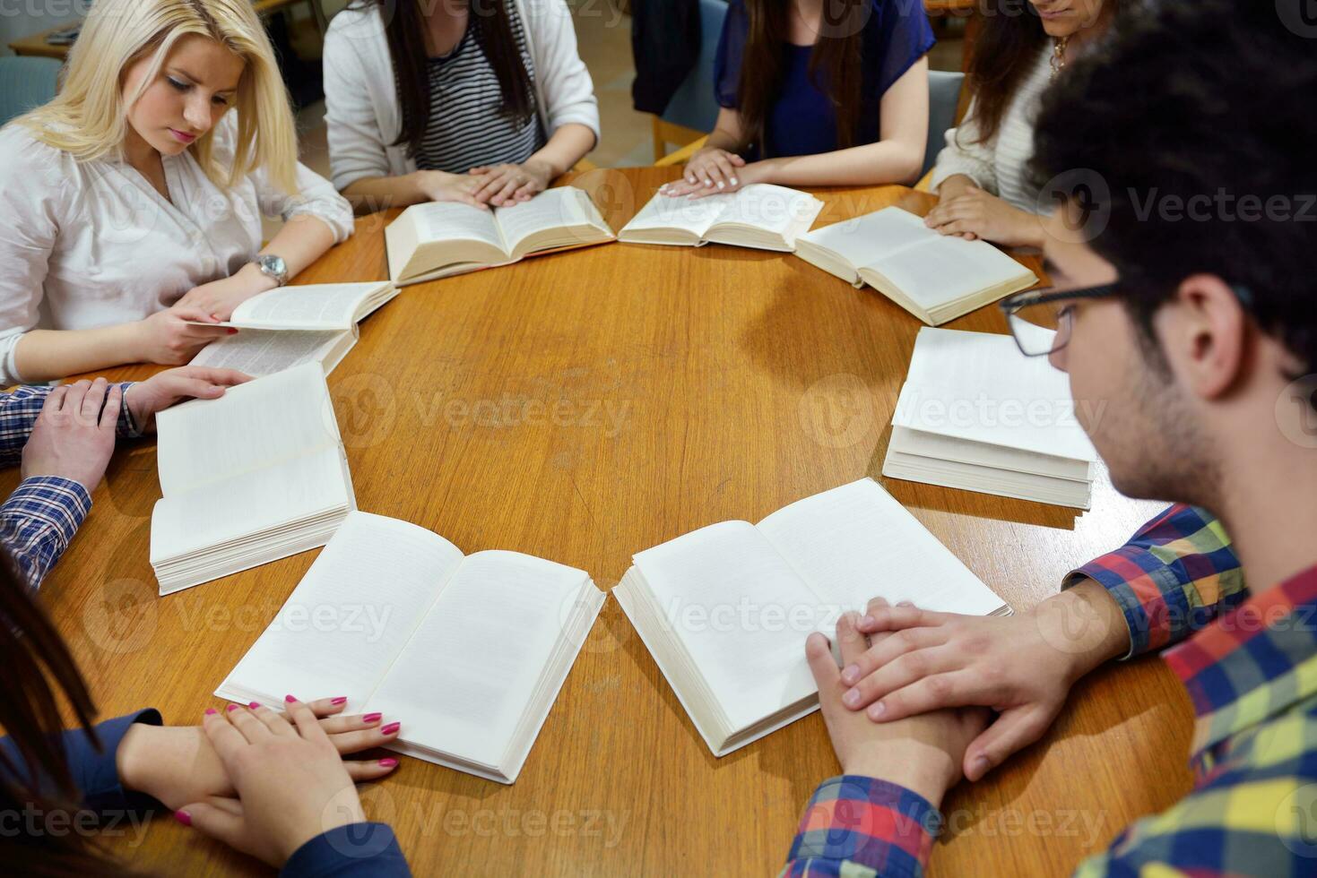 happy teens group in school photo