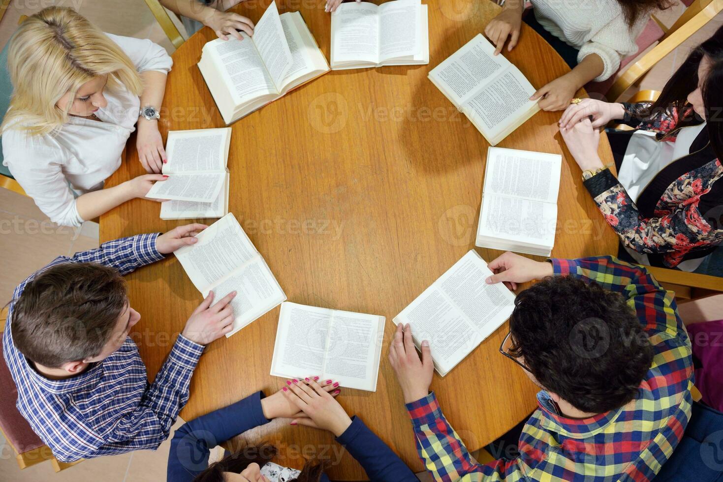 happy teens group in school photo