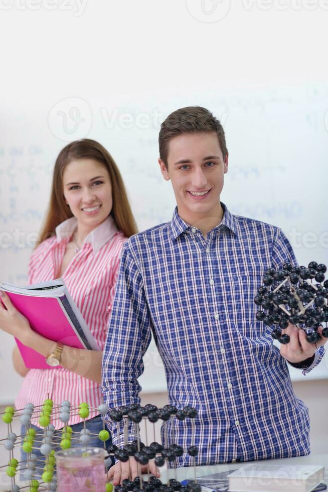 happy teens group in school photo