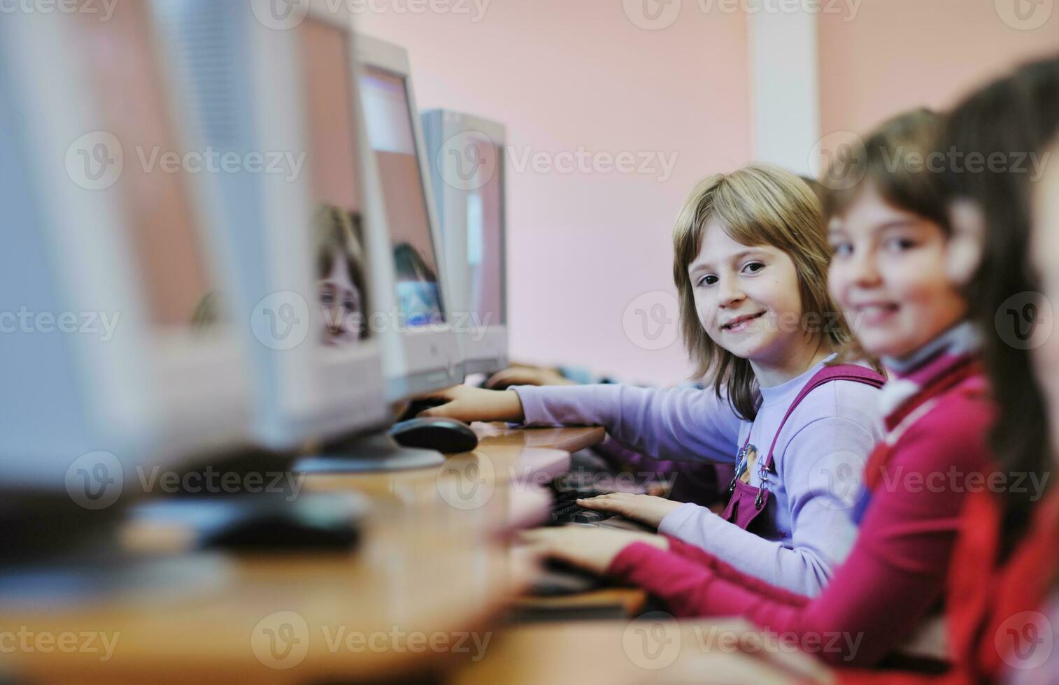 it education with children in school photo